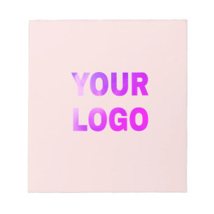 Bloc De Notas texto simple mínimo agregue su logotipo/diseño aqu