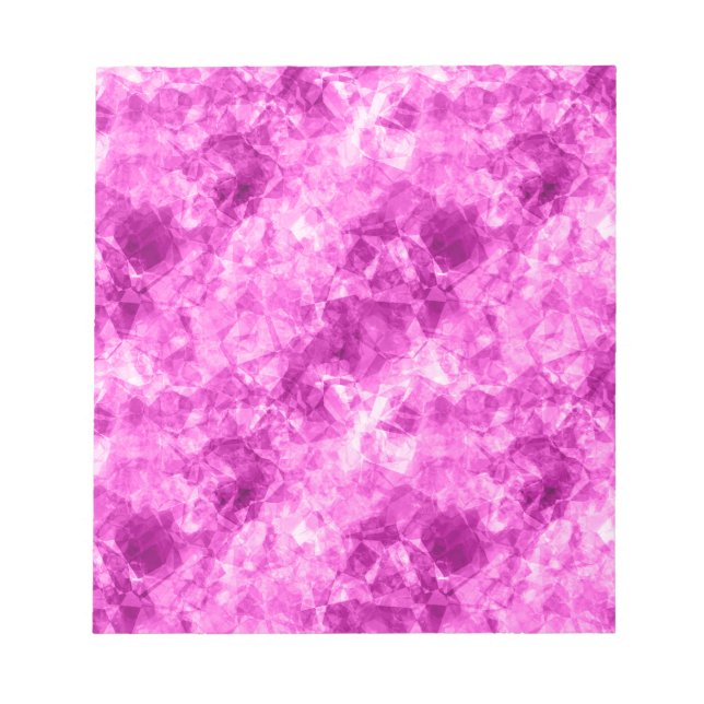 Bloc De Notas Textura cruzada rosa (Frente)