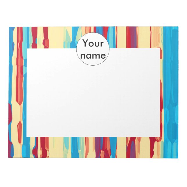 Bloc De Notas Textura de acuarelas (Frente)