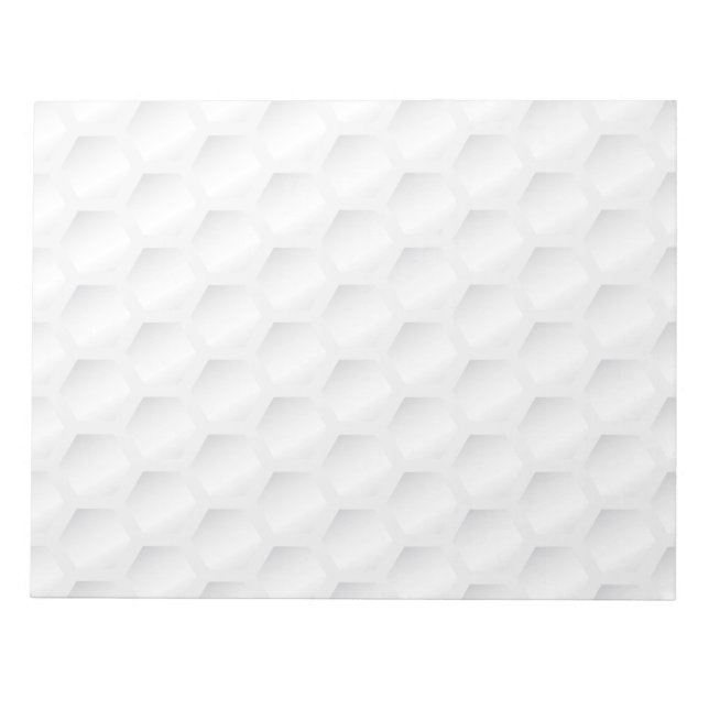 Bloc De Notas Textura de bola de golf (Frente)