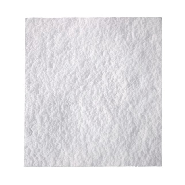 Bloc De Notas Textura de nieve compacta (Frente)