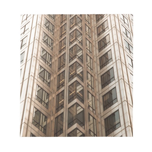 Bloc De Notas Textura de rascacielos marrones (Frente)