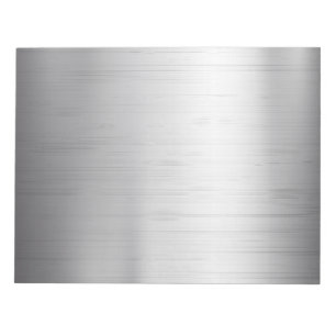 Bloc De Notas Textura del metal plateado