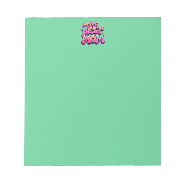 Bloc De Notas The best mom style graffiti (Frente)
