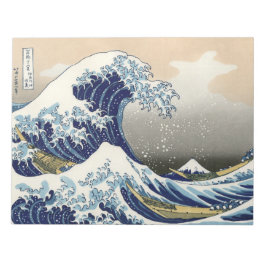 Bloc De Notas The Great Wave of Kanagawa - Katsushika Hokusai 