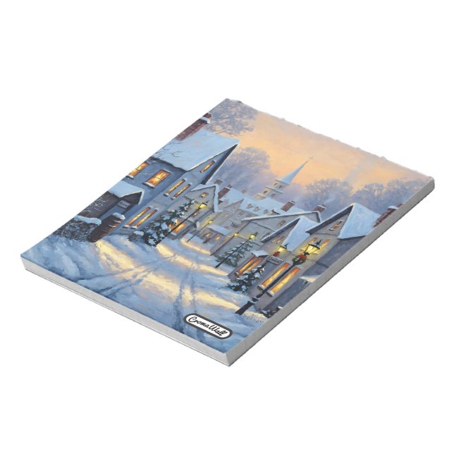 Bloc De Notas The Town In Winter (Lado Izquierdo)