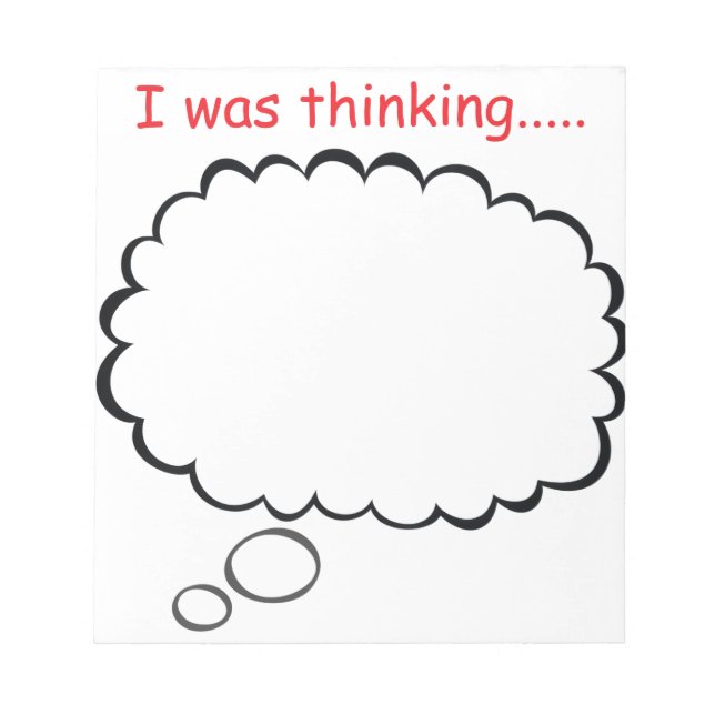 Bloc De Notas Thoughts Notepad (Frente)