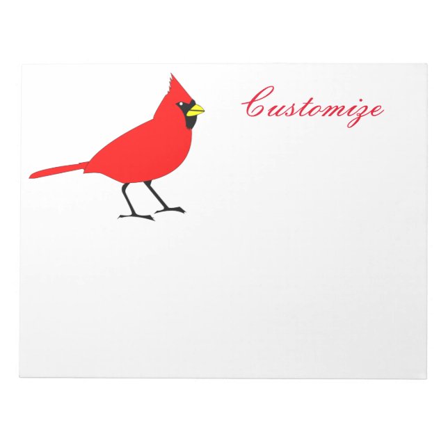 Bloc De Notas Thunder_Cove del Cardenal Rojo (Frente)