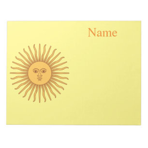 Bloc De Notas Thunder_Cove, Ilustracion de arte de Sun face