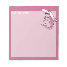 Bloc De Notas tiburón sostiene personalizable de personalizado d