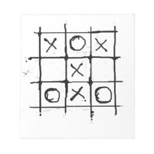 Bloc De Notas Tic tac toe