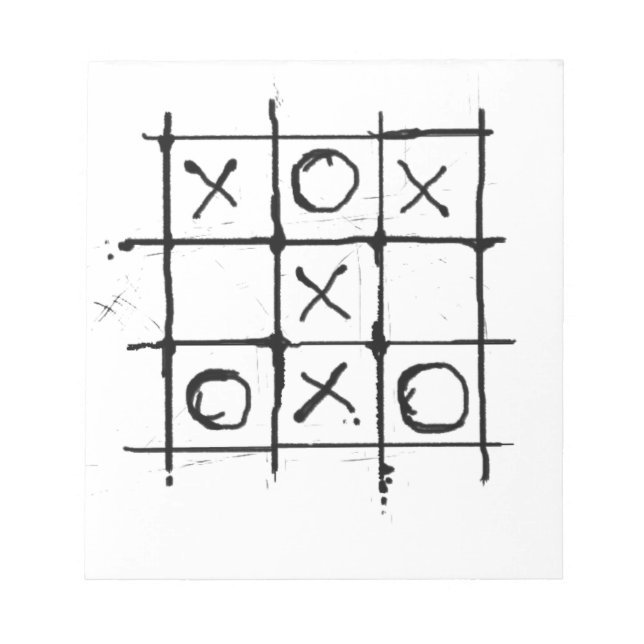 Bloc De Notas Tic tac toe (Frente)