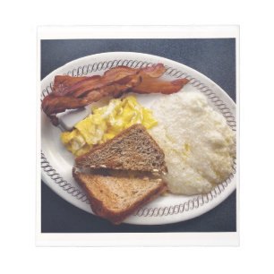 Bloc De Notas Tiempo de desayuno - el tocino Eggs arenas de la t