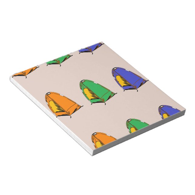 Bloc De Notas Tiendas multicolores (Lado Derecho)