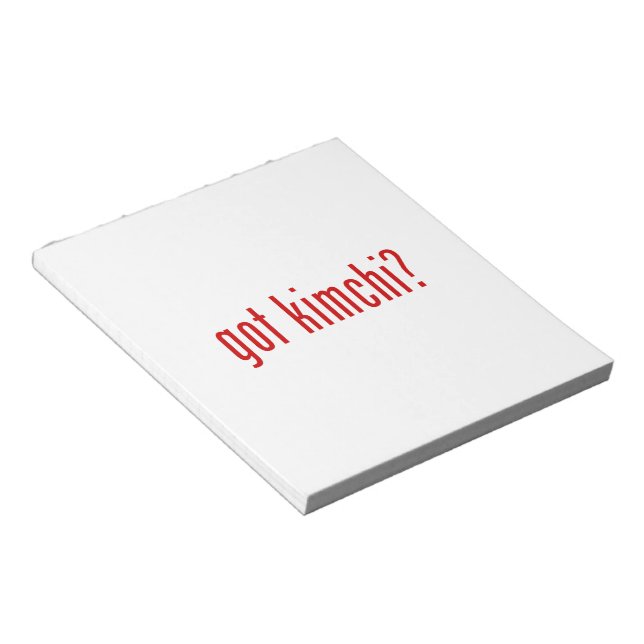 Bloc De Notas ¿tiene kimchi? (Lado Derecho)