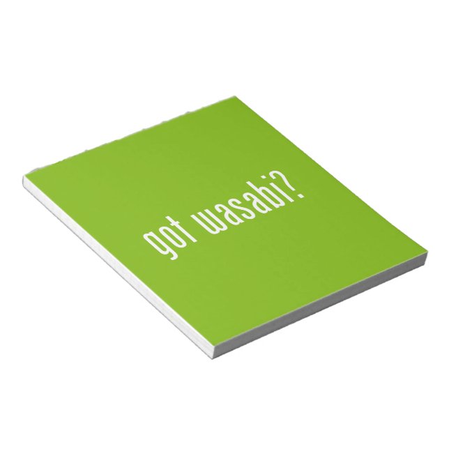 Bloc De Notas ¿tiene wasabi? (Lado Derecho)