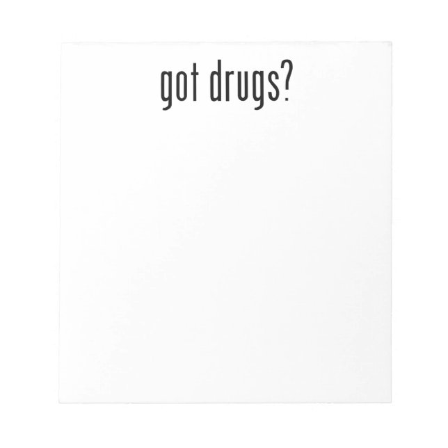 Bloc De Notas ¿Tienes drogas? (Frente)