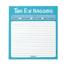 Bloc de notas "Time for Nagging"