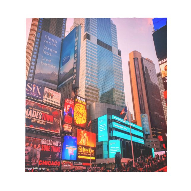 Bloc De Notas Times Square - Notepad (Frente)