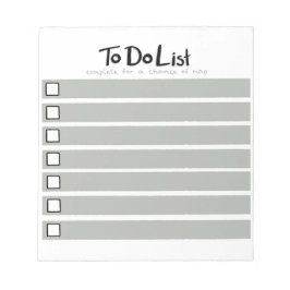 Bloc De Notas To Do List Notepad