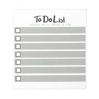 Bloc De Notas To Do List Notepad
