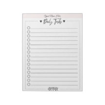 To Do List Personalizado Notepad