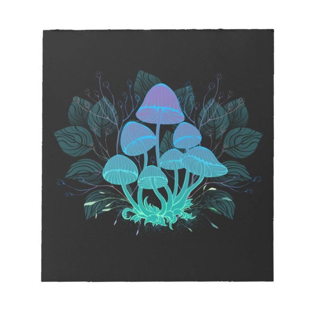 Bloc De Notas Toadstools en Bushes (Frente)