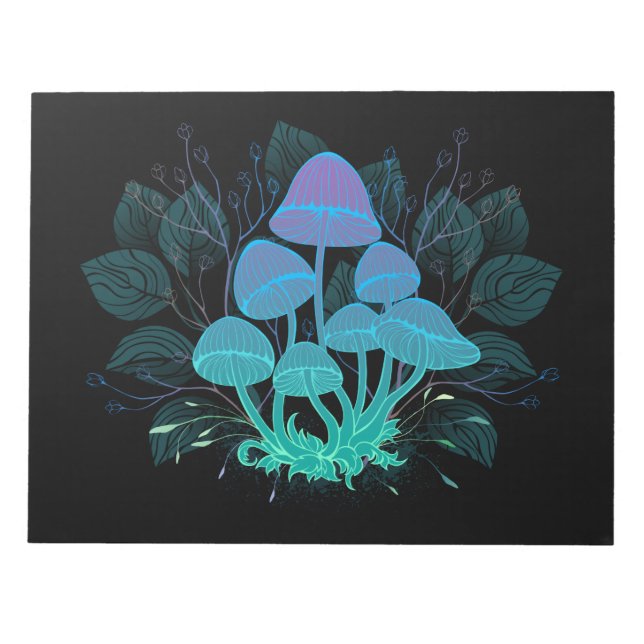 Bloc De Notas Toadstools en Bushes (Frente)