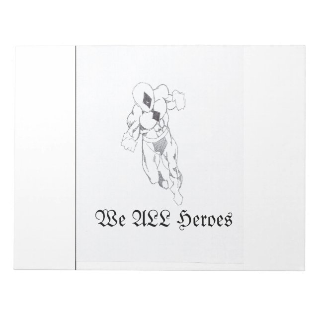 Bloc De Notas Todos los héroes-noepad (Frente)