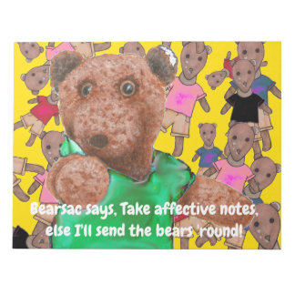 Bloc De Notas Tomar notas efectivas si no enviaré al oso