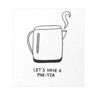 Bloc De Notas Tomemos un pera de té