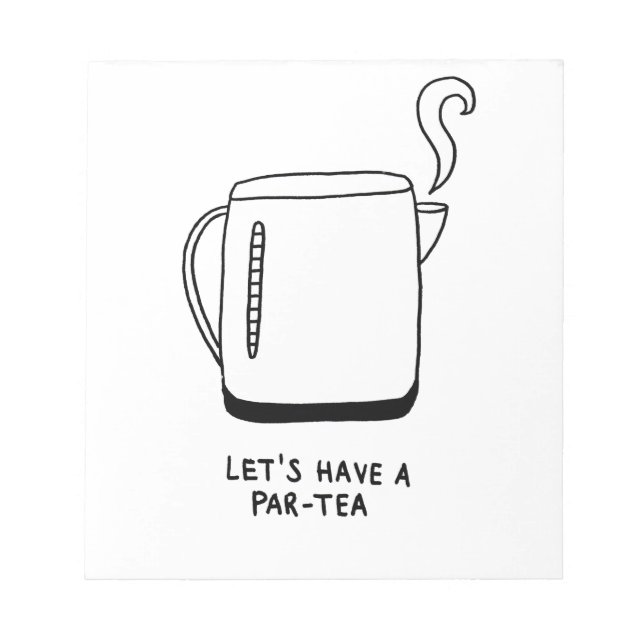 Bloc De Notas Tomemos un pera de té (Frente)