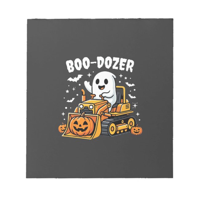 Bloc De Notas Toro Dozer Fantasma de Halloween_1 (Frente)