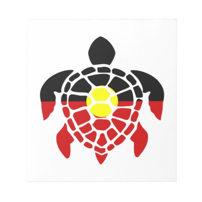 Bloc De Notas Tortuga de mar aborigen australiana (Frente)