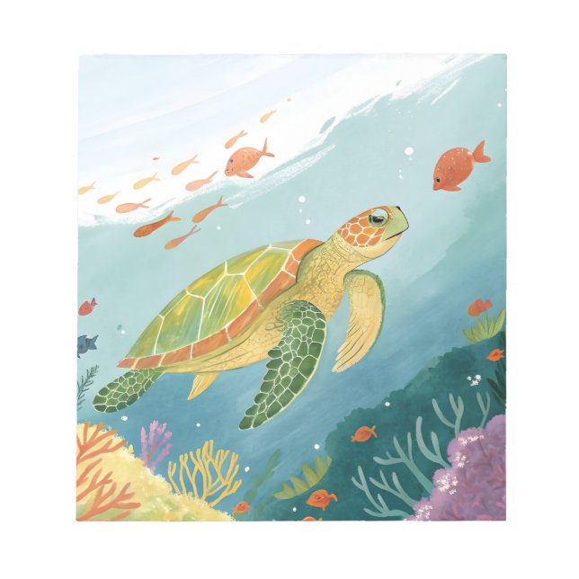 Bloc De Notas Tortuga pintada (Frente)