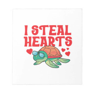 Bloc De Notas Tortuga Tortuga de tierra Día de San Valentín Copi