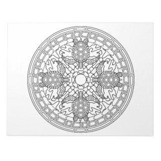 Bloc De Notas Tortugas marinas Seatural Patrón Mandala Libro de 