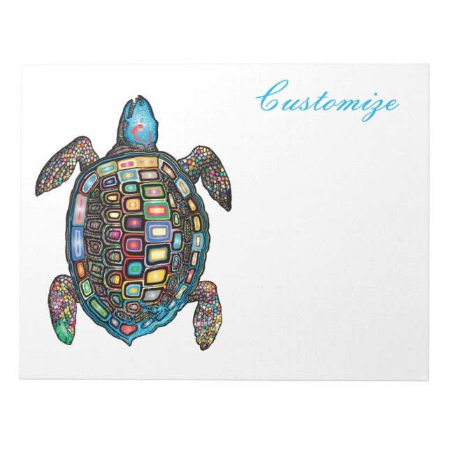 Bloc De Notas Tortugas marinas Thunder_Cove (Frente)