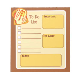 Bloc De Notas Tostadas De Aguacate Con Huevo Y Tomate