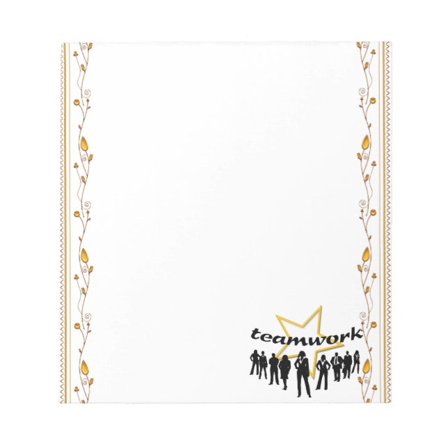 Bloc De Notas Trabajo en equipo (Frente)