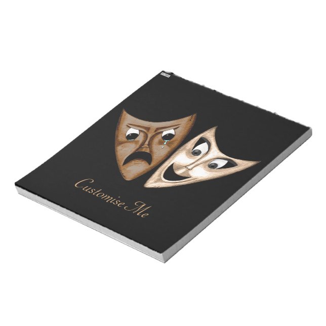 Bloc De Notas Tragedia y comedia (Lado Izquierdo)