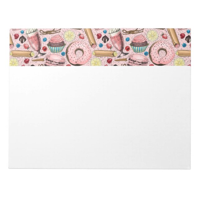 Bloc De Notas Trajes dulces en rosa (Frente)