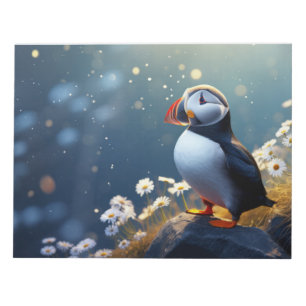 Bloc De Notas Tranquilidad del animal salvaje de ave Puffin