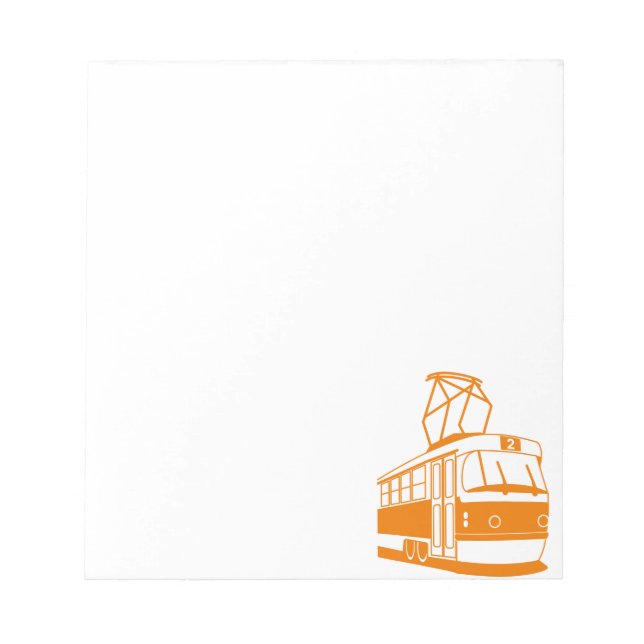 Bloc De Notas Tranvía naranja (Frente)