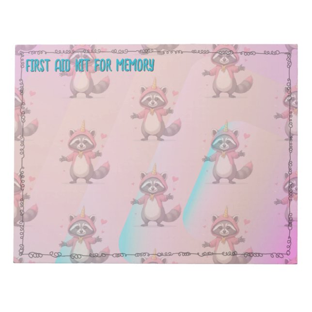 Bloc De Notas Trash Panda notepad - Notizblock (Frente)