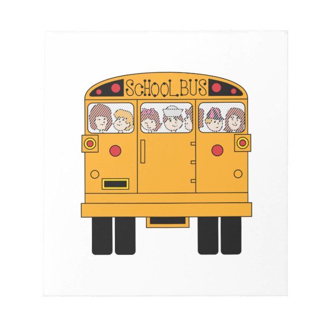 Bloc De Notas Traslado de bus de escuela (Frente)