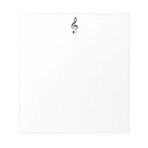Bloc De Notas Treble Clef Notepad