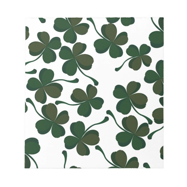 Bloc De Notas trébol afortunado (Frente)