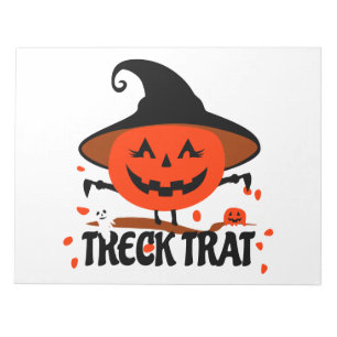 Bloc De Notas Treck Trat Pumpkin Sonriente