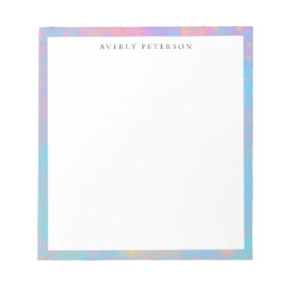 Bloc De Notas Trendy Cute Pastel Abstract Border Custom